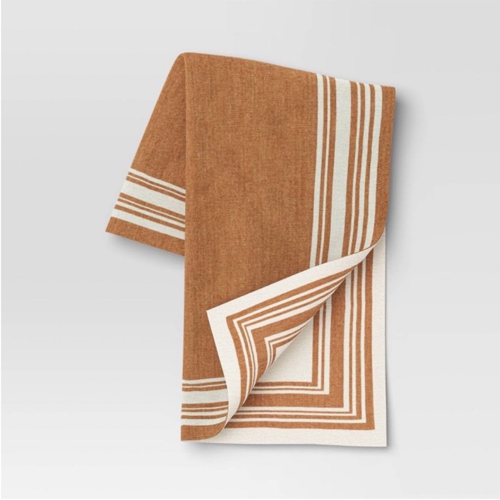 Threshold Studio McGee Tan and White Throw 50” x 60” - Picture 7 of 9